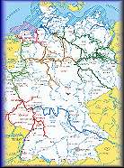 Karte Bundeswasserstraßen